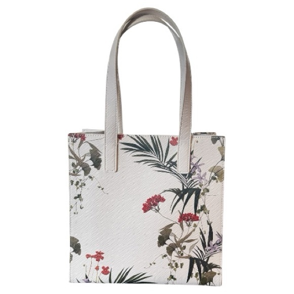 Ted Baker Cream Floral Tote Bag - Picture 5 of 5